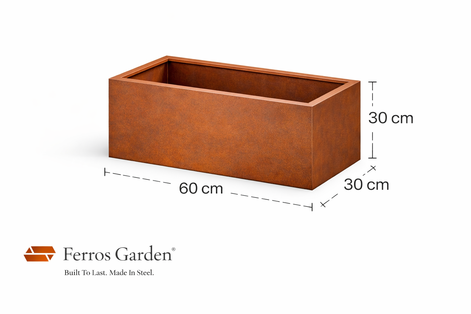 Altankasse L60 x B30 x H30 x 0,3 cm